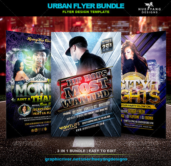 Urban Flyer Bundle - Clubs & Parties Events