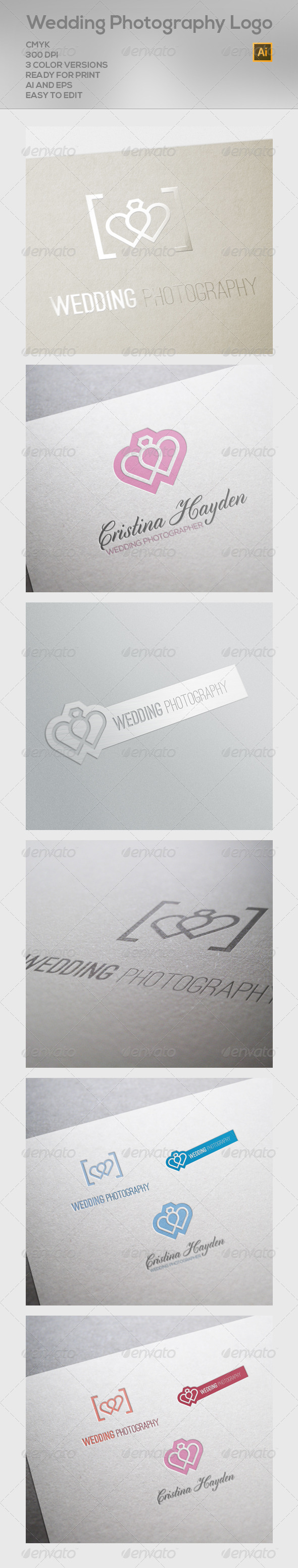 Wedding Photography Logo - Objects Logo Templates