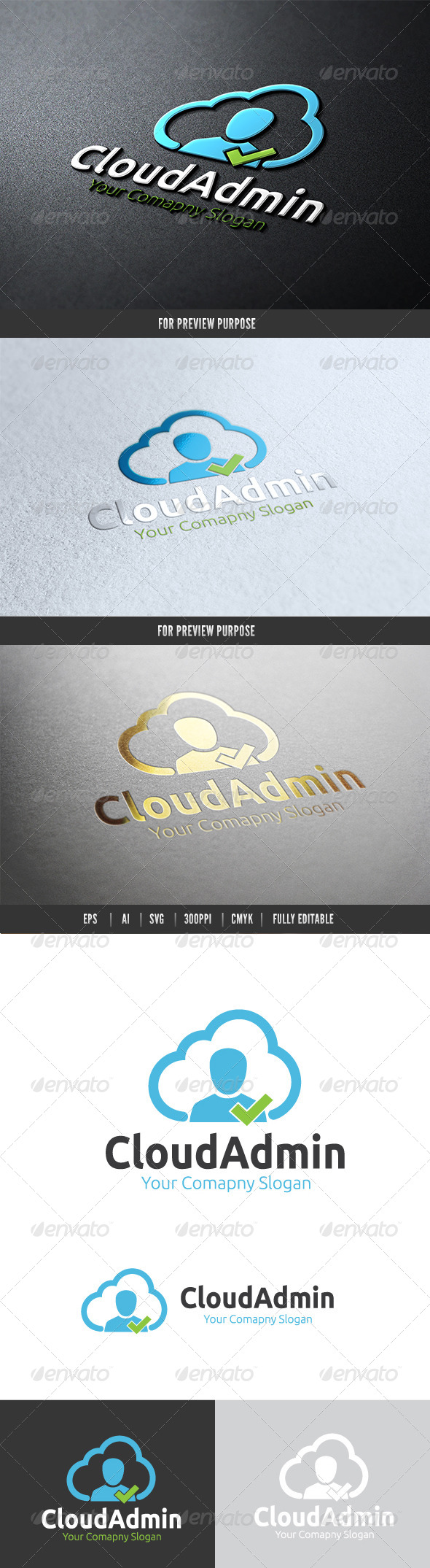 Cloud Admin - Nature Logo Templates