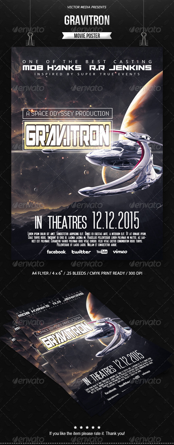 Gravitron - Movie Poster - Miscellaneous Events