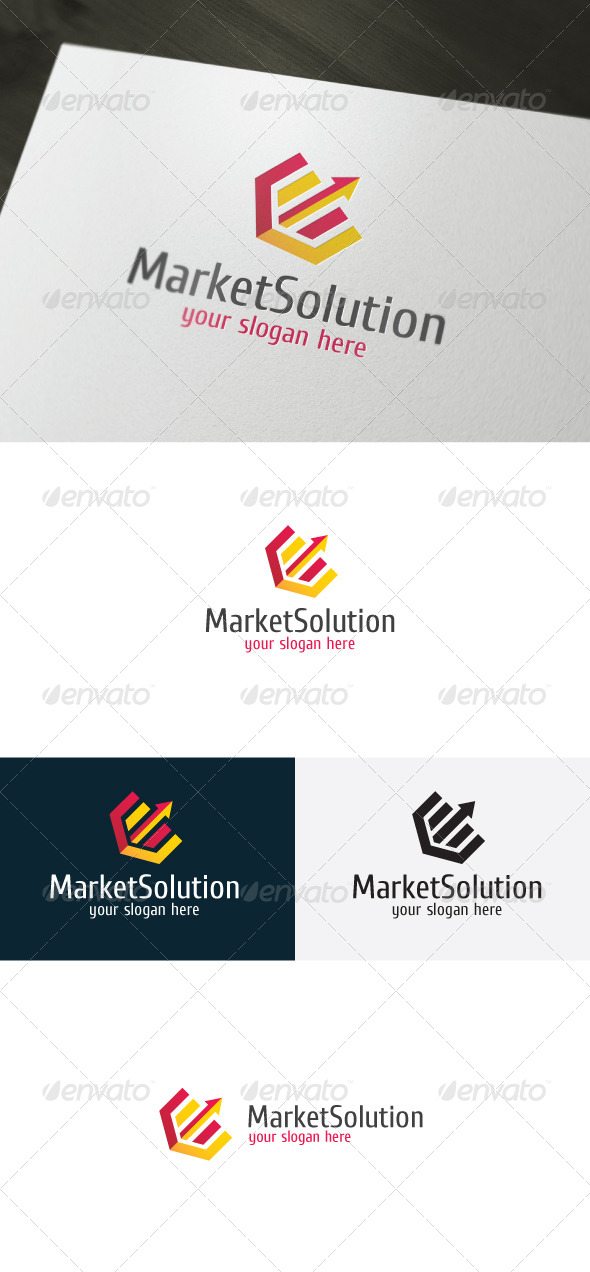 Market Solution Logo - Vector Abstract