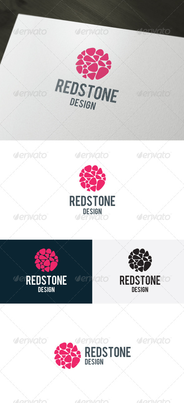 Red Stone Logo - Symbols Logo Templates