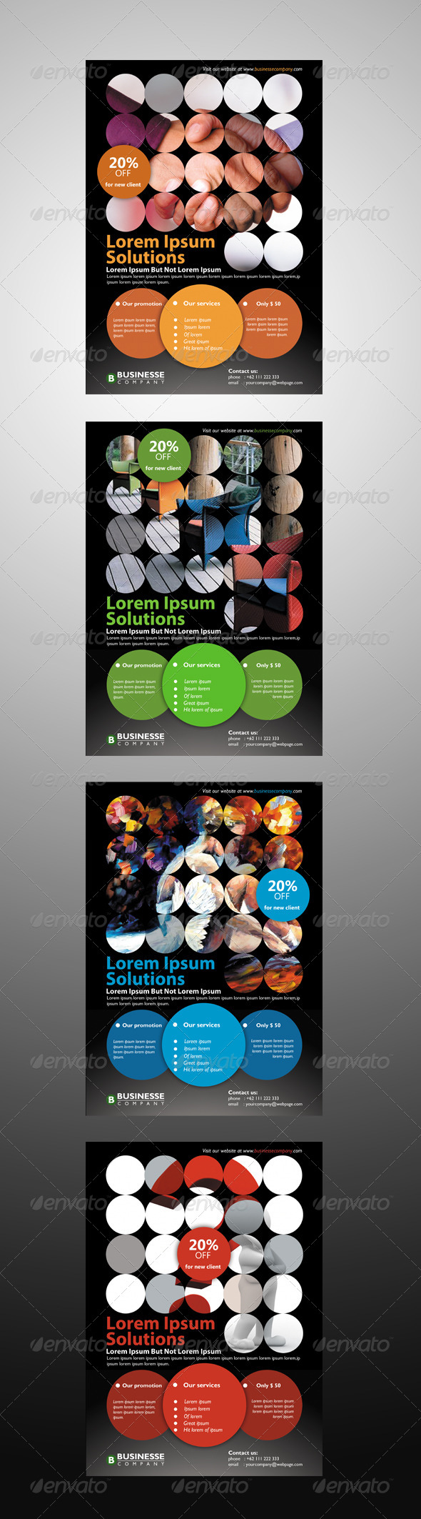 Circles Corporate Flyer - Corporate Flyers