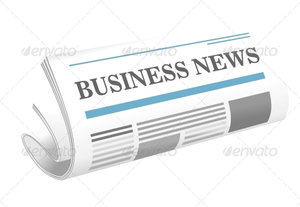 Business News Paper Icon - Communications Technology