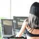 Asian beautiful sport woman running on runner machine on morning sunshine - VideoHive Item for Sale