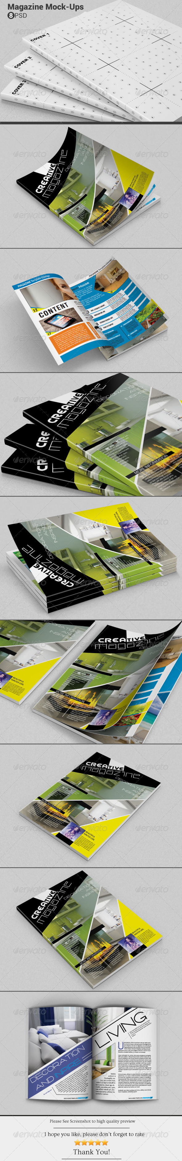 Magazine Mockups - Magazines Print