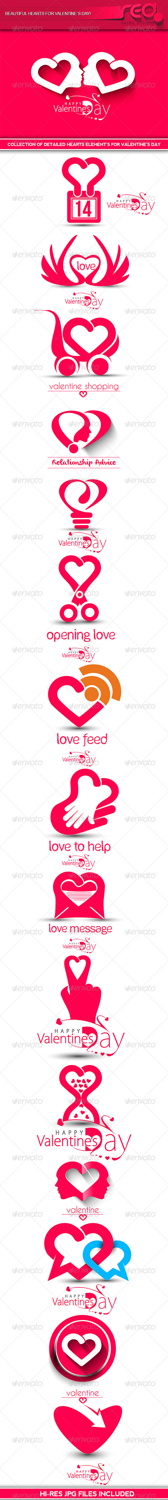 Valentine's Day Heart Design - Valentines Seasons/Holidays