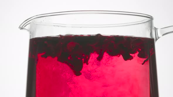 Hibiscus Stains The Water In The Kettle