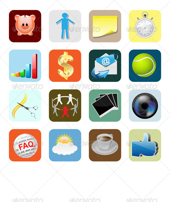 Web Icons Internet - Business Conceptual