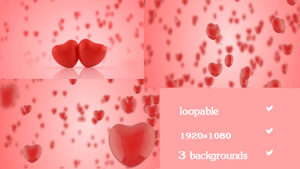 Background Hearts