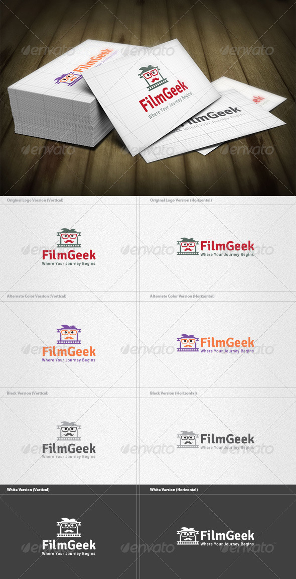 Film Geek Logo - Humans Logo Templates