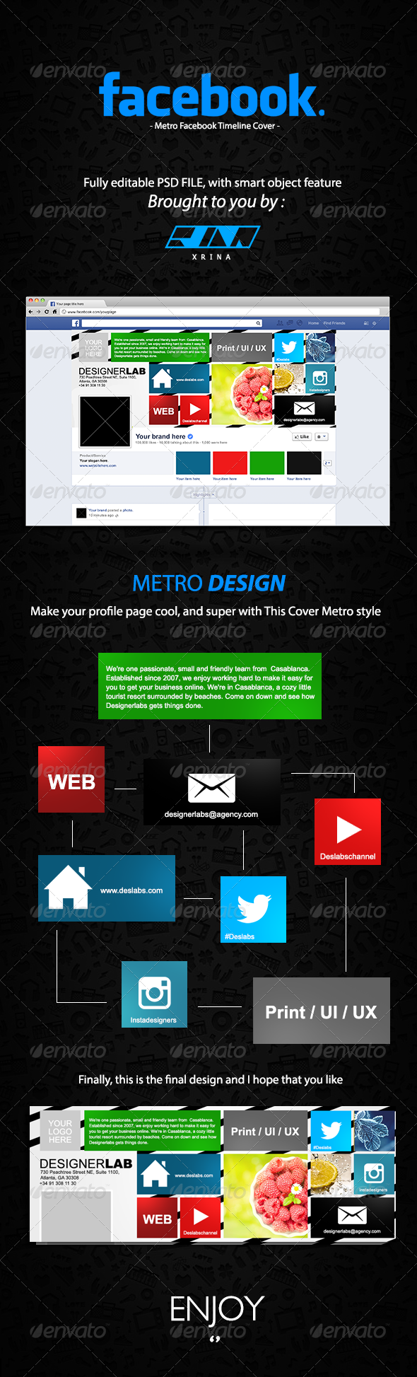 Metro Facebook Timeline Cover - Facebook Timeline Covers Social Media