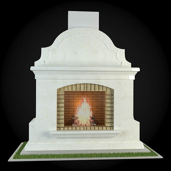 Garden Fireplace 007 - 3Docean 6609074