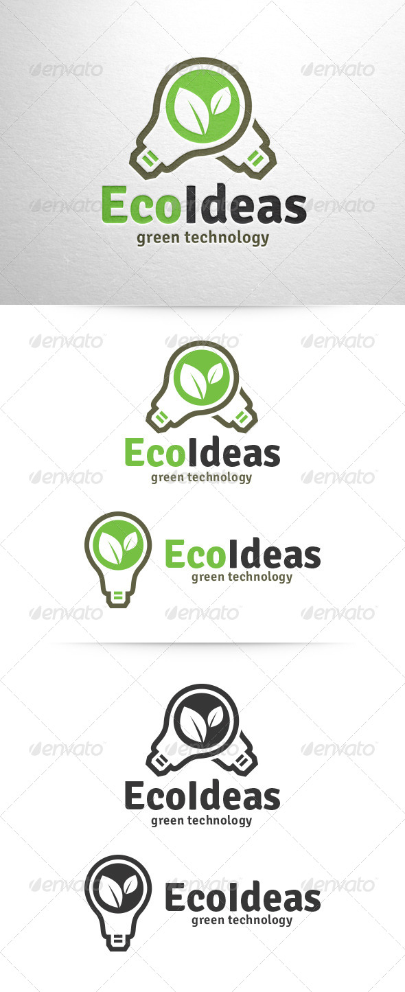Eco Ideas Logo Template - Nature Logo Templates