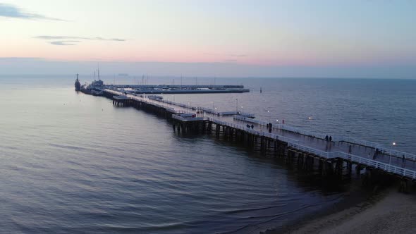 Pier During Sunrise