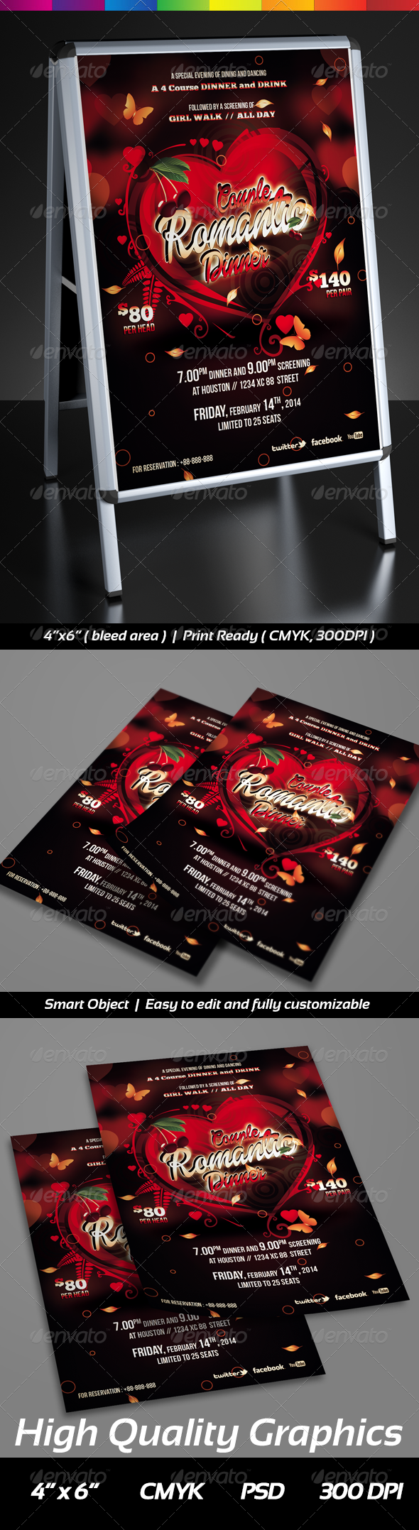 Couple Romantic Dinner - Clubs & Parties Events