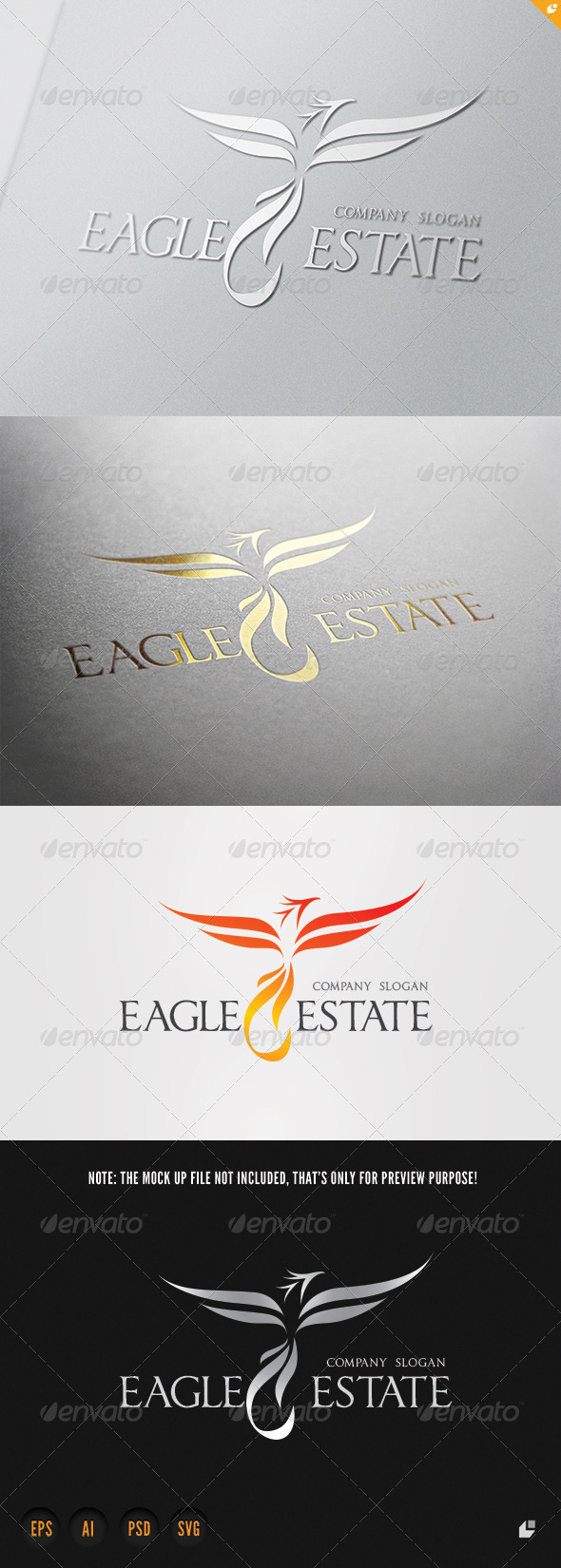 Eagle Estate Logo - Crests Logo Templates
