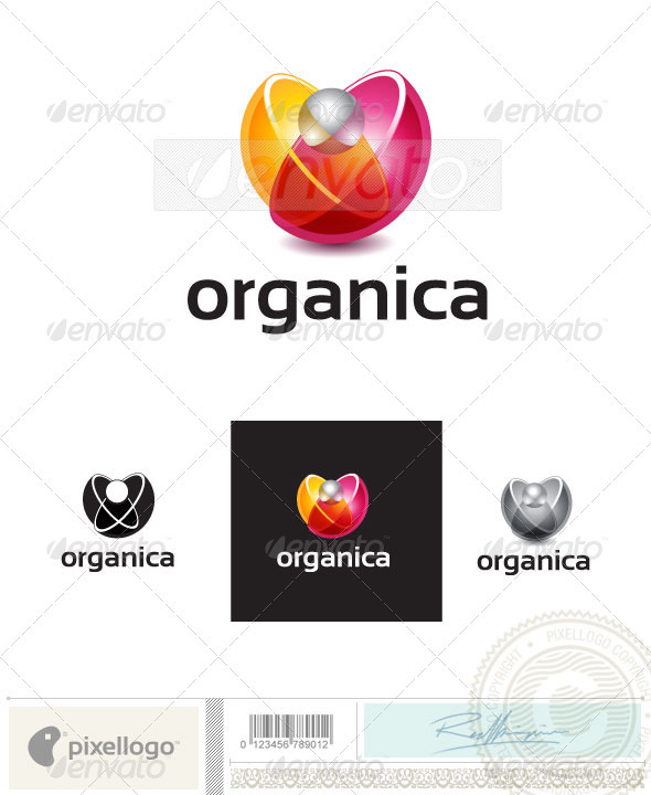 Globe & Technology Logo-2398 - Vector Abstract