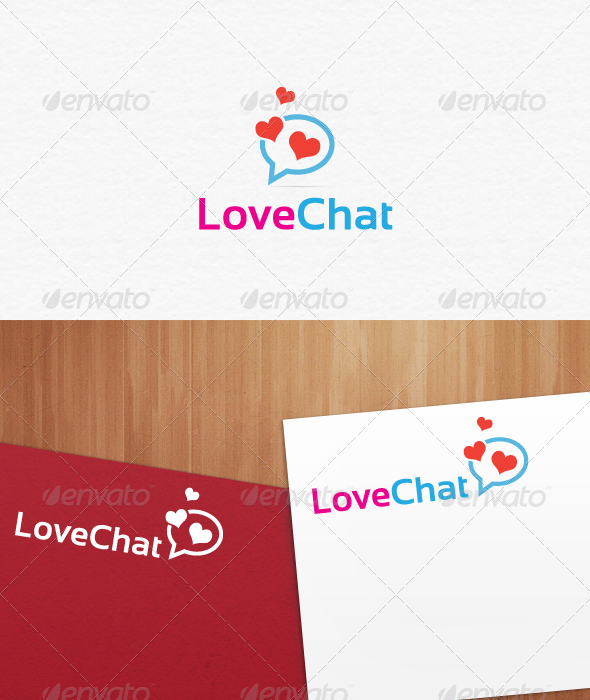 Love Chat Logo Templates - Symbols Logo Templates