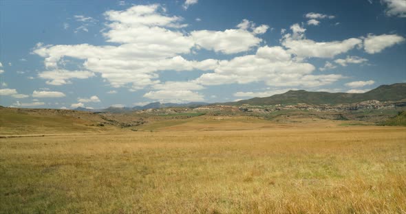 Timelapse from Golden gate Highlands national park in South Africa