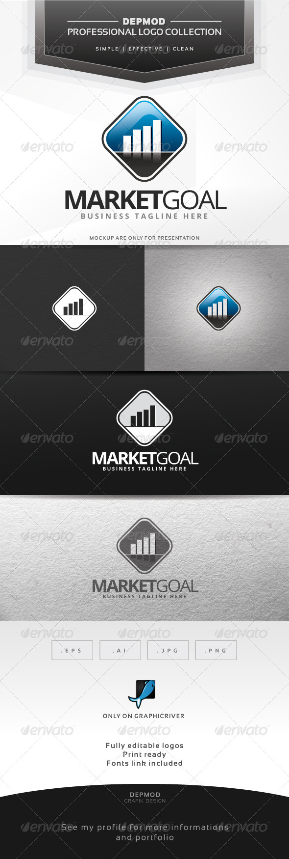 Market Goal Logo - Symbols Logo Templates