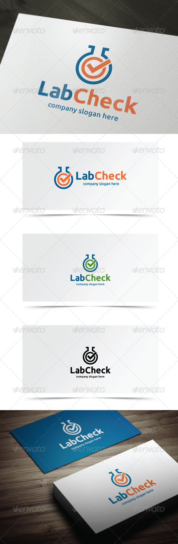 Lab Check - Symbols Logo Templates
