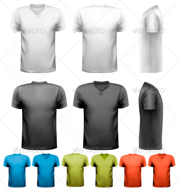 Colorful Male T-Shirts - Commercial / Shopping Conceptual