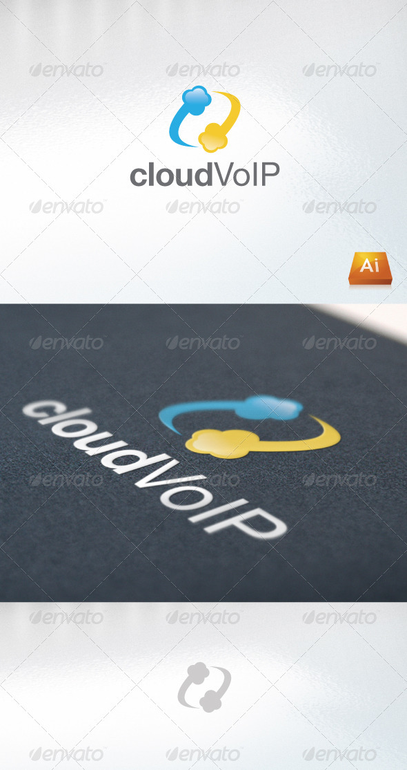 cloudVoIP - Abstract Logo Templates