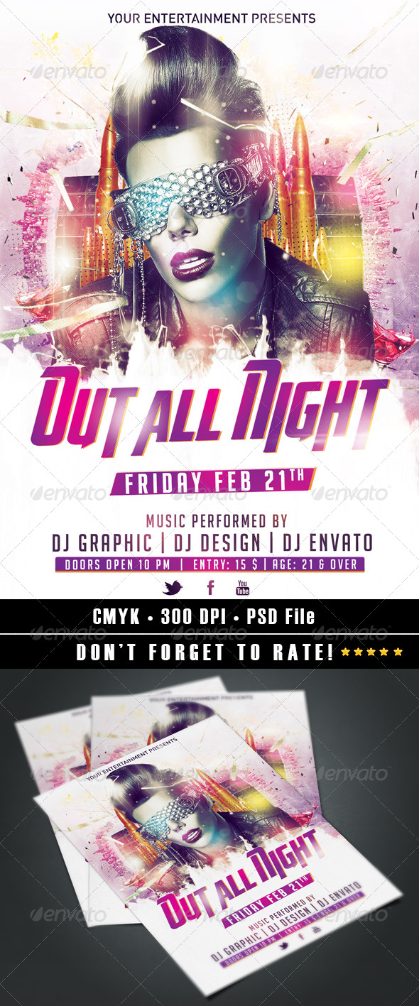 Out All Night - Clubs & Parties Events