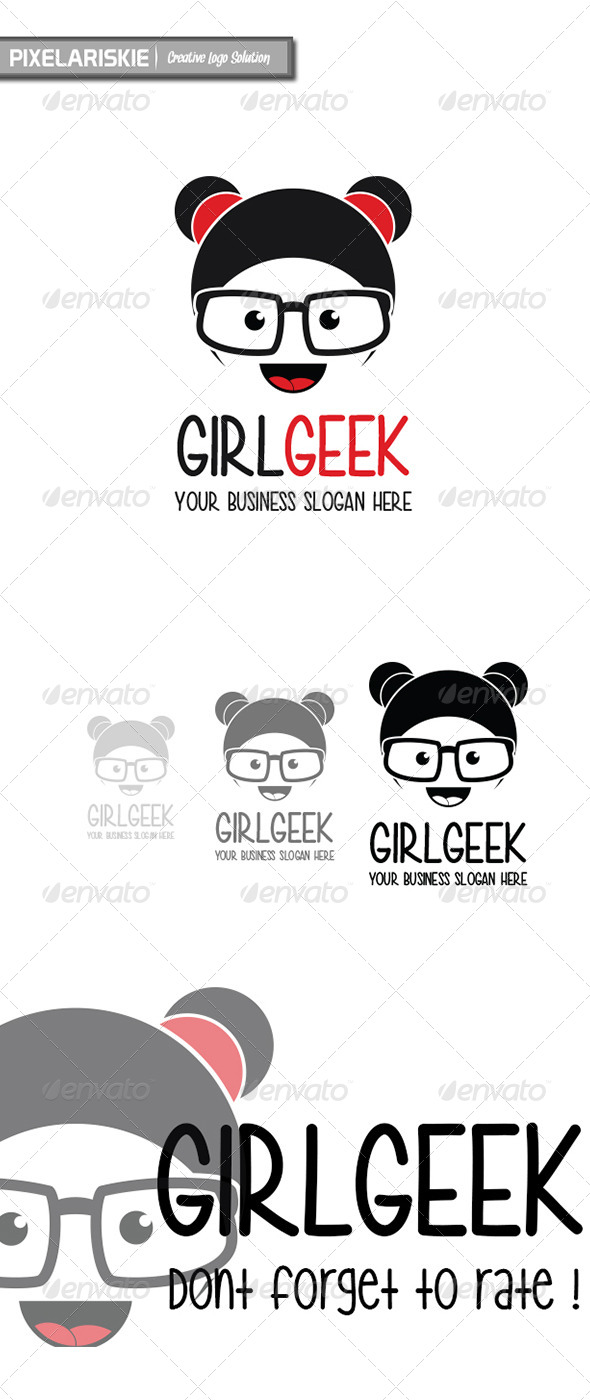 Girl Geek Logo - Humans Logo Templates