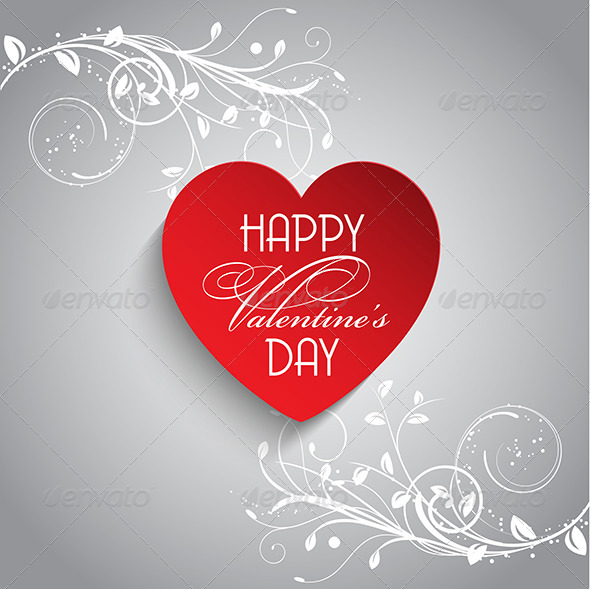 Floral Valentine's Background - Valentines Seasons/Holidays