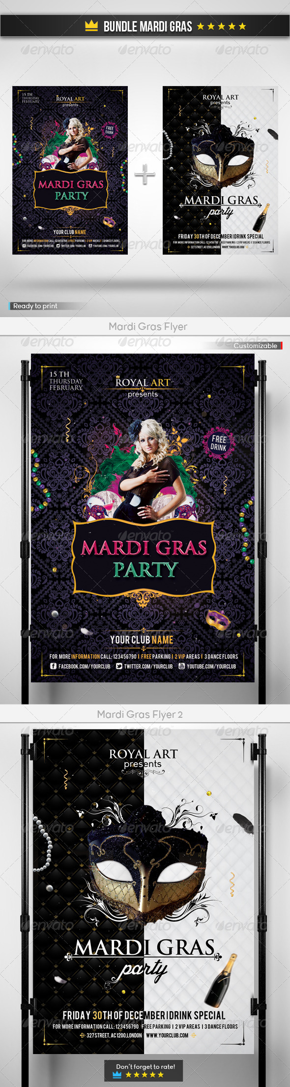 Bundle Mardi Gras - Holidays Events