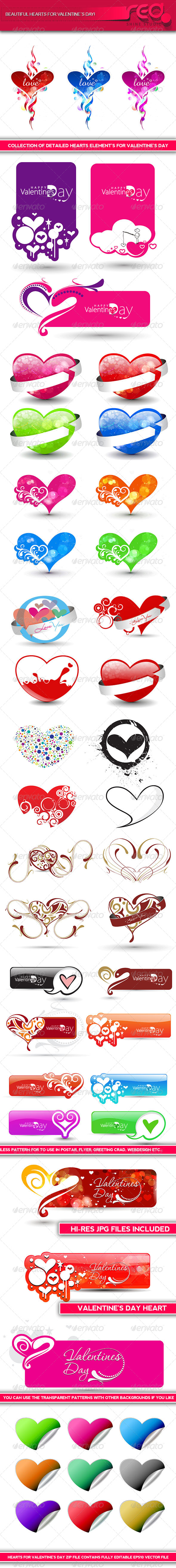 Valentine's Day Heart Shape - Valentines Seasons/Holidays