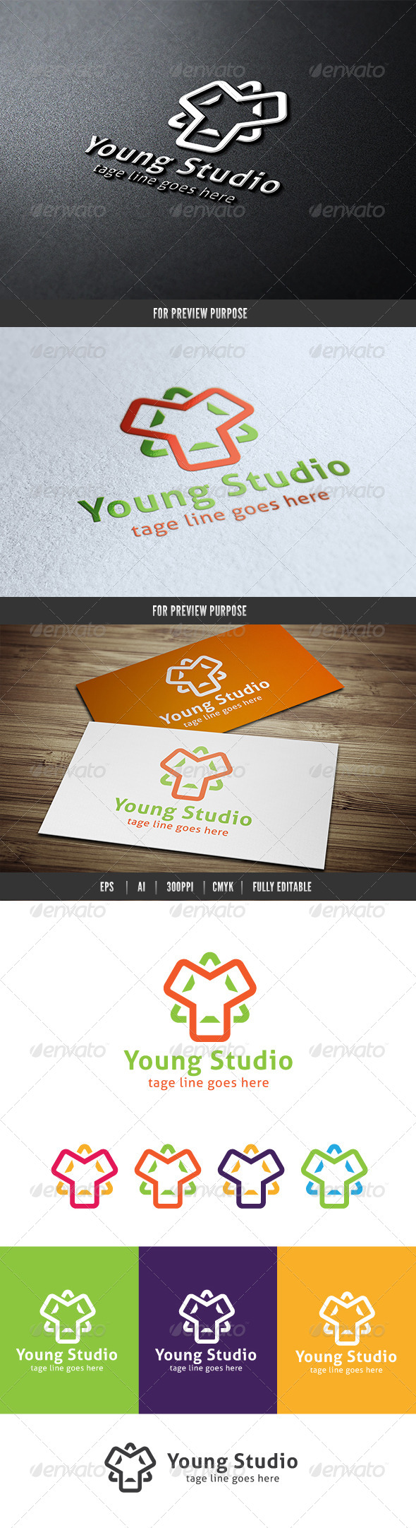 Young Media Design - Symbols Logo Templates
