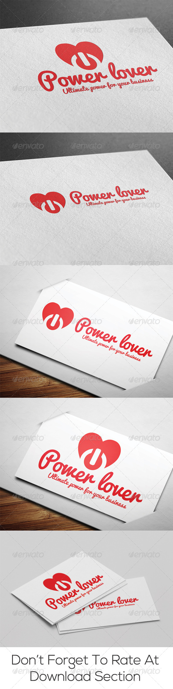 Power Lover Logo - Objects Logo Templates