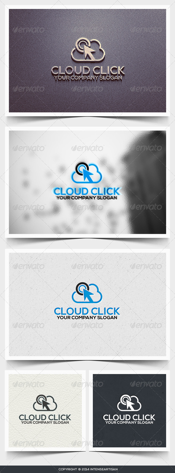Cloud Click Logo Template - Objects Logo Templates