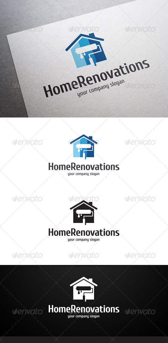 Home Renovations Logo - Buildings Logo Templates