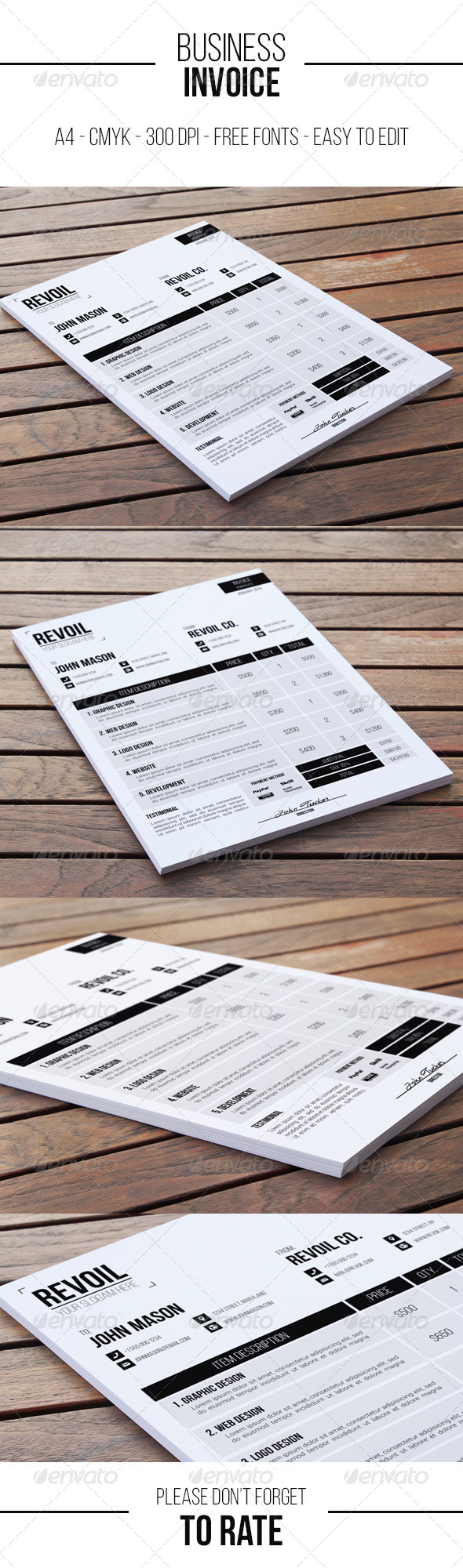 Business Invoice - Proposals & Invoices Stationery