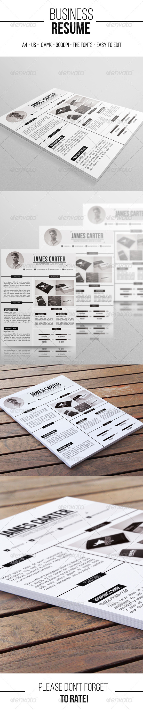 Business Resume - Resumes Stationery