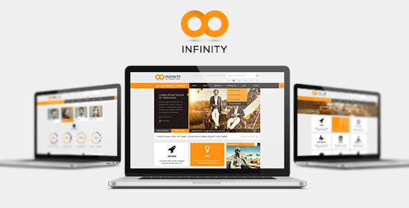 INFINITY | Flat PSD Template - Corporate PSD Templates