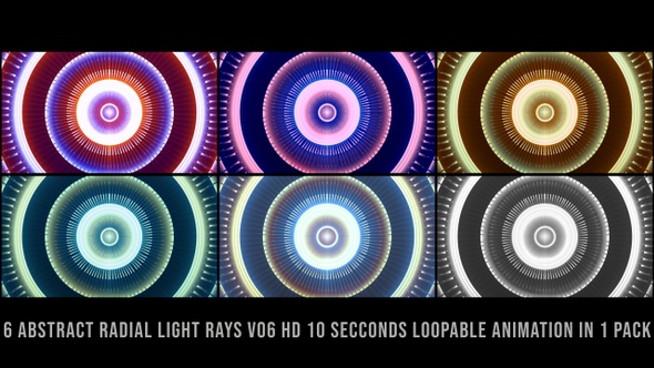 Abstract Radial Light Rays V01