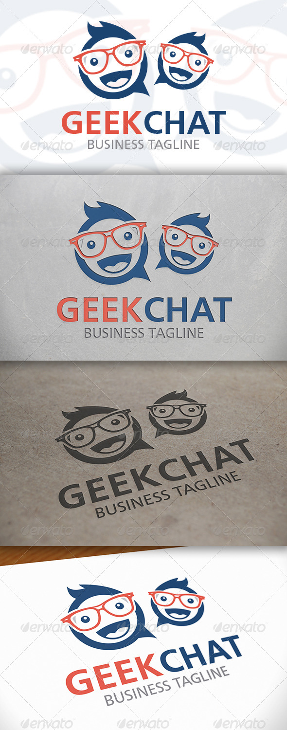Geek Chat Logo - Humans Logo Templates