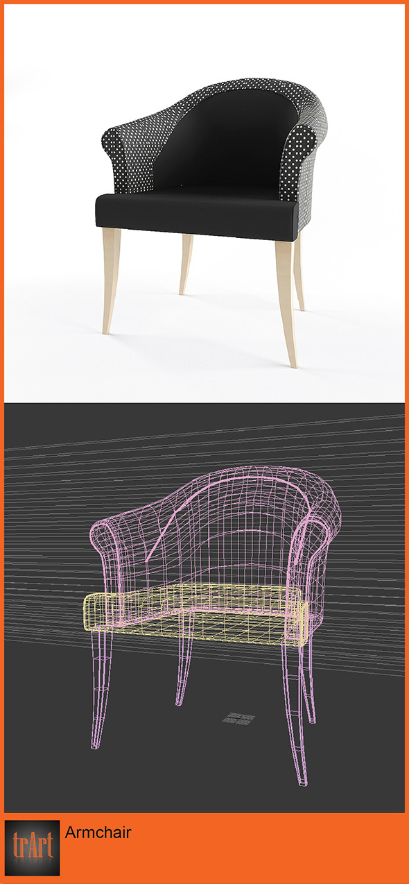 Realistic Sofa bench - 3Docean 6627663
