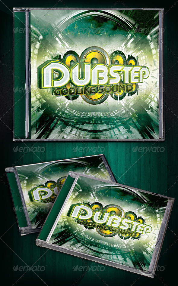 Dubstep Album Template - CD & DVD Artwork Print Templates