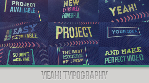 Yeah! Typography - VideoHive 6629492
