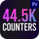 Modern Number Counter Titles | MOGRT - VideoHive Item for Sale