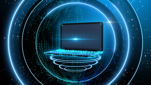 Hi-tech infographic IT computer backgrounds alt