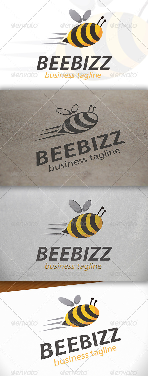 Bee Logo - Animals Logo Templates