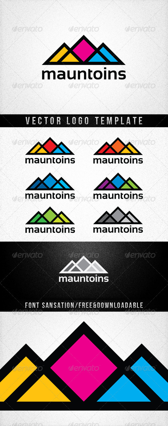 MAUNTOINS - Vector Abstract