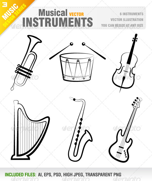 Musical Instruments - Man-made Objects Objects